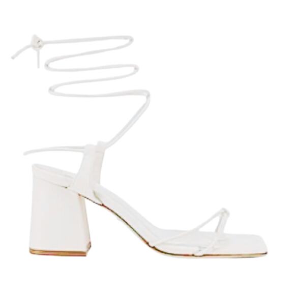 Revolve Raye Voyage Heel in Off White Size 8.5 - Picture 2 of 4